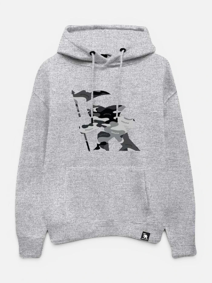 Buzo Gotcha Fishman Gris Melange