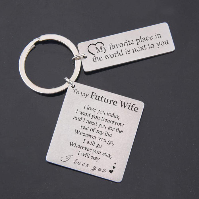Calendar Keychain - To My Future Wife - I Love You - Gkr25008