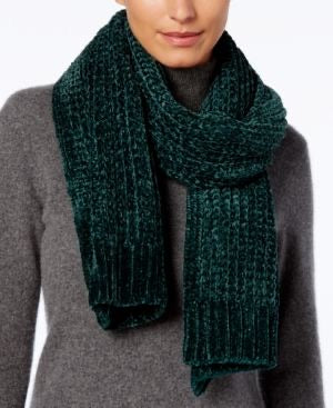 Calvin Klein Chenille Scarf, Green - Machann.com