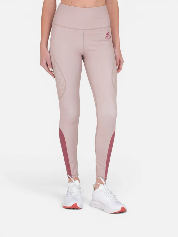 Calza Le Coq Sportif Training Pro Leggings Mujer Beige