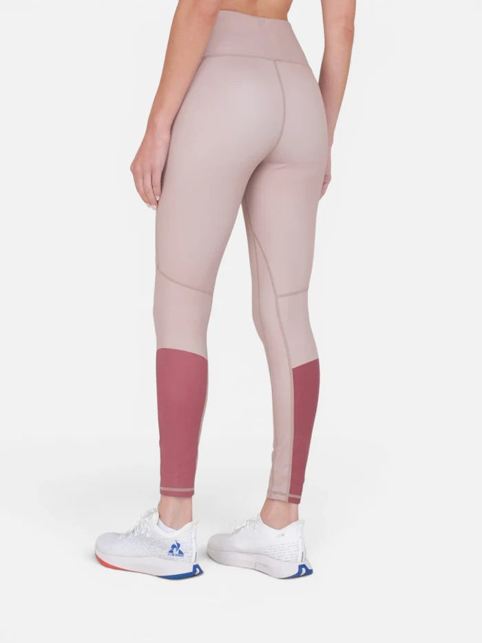 Calza Le Coq Sportif Training Pro Leggings Mujer Beige