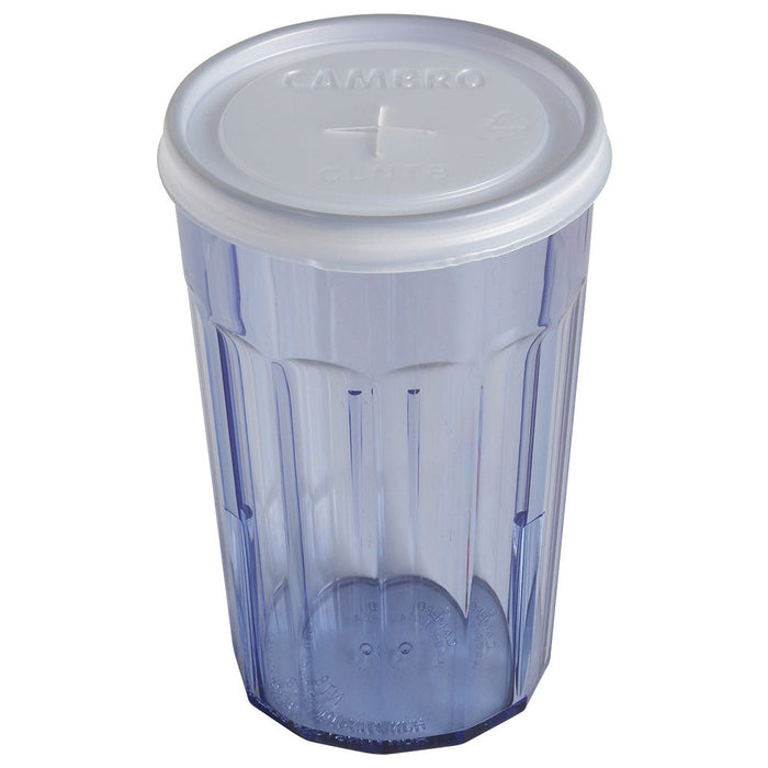 Cambro CLNT8190 - Disposable CamLid - Fits 8 Oz. Newport Tumbler - Translucent