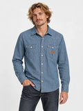 Camisa Gotcha Denim Celeste — vista principal