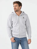 Campera Converse Nova Jacket Unisex con Capucha Gris — vista principal