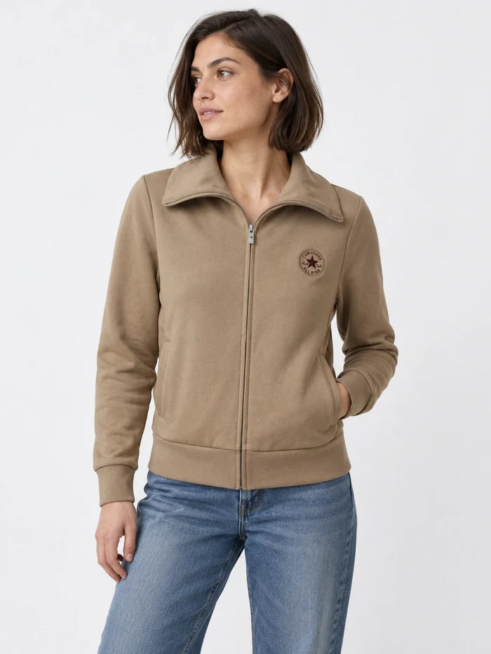 Campera Converse Retro Chuck Mujer Beige — vista principal