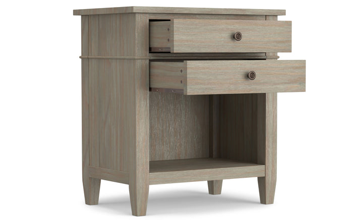 Distressed Grey | Carlton Bedside Table