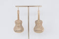 Cash Gold Guitar Earrings