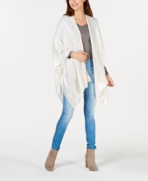 Cejon Womens Metallic Ombré Topper Wrap - Machann.com