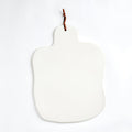 Ceramic Cheese Board with Leather Tie