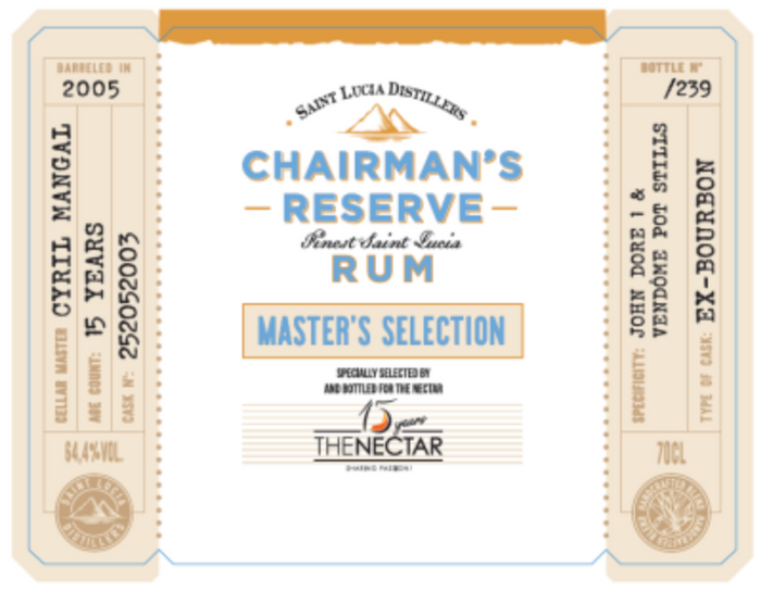 Chairman's Reserve Master's Selection 15 years