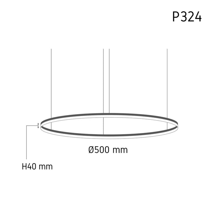 Chandelier ALUMA RING P324