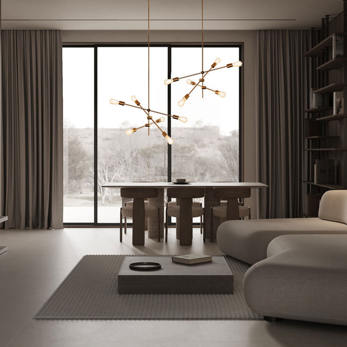 Chandelier P117 – decorative ceiling chandelier, view 2 | LAMP & LIGHT - Design forward Decorative lamp , Downlights, pendant lamp , striplights