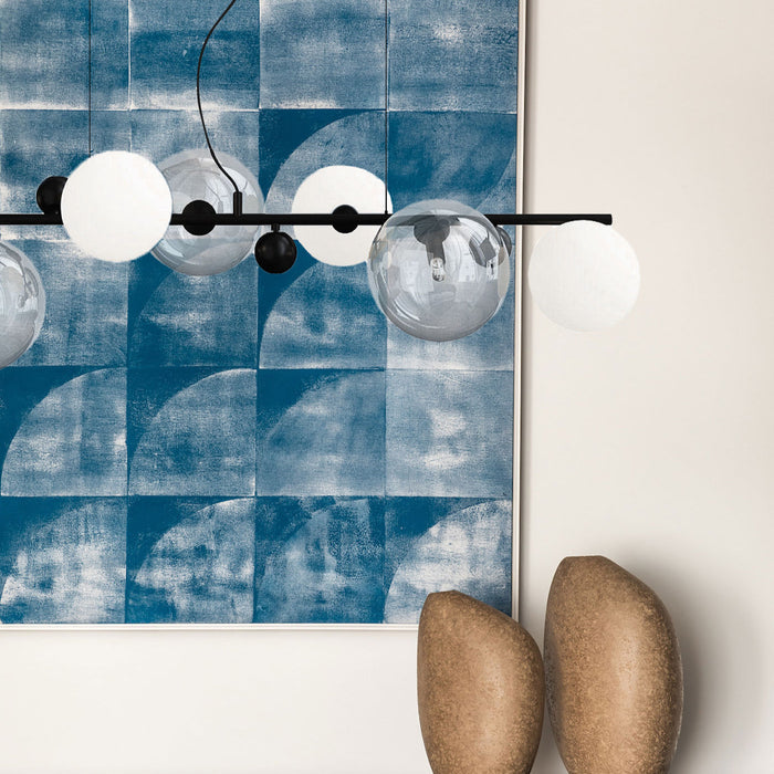 Chandelier PEARL FORM P176 – decorative ceiling chandelier, view 2 | LAMP & LIGHT - Design forward Decorative lamp , Downlights, pendant lamp , striplights