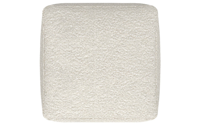 Ivory | Chantal Square Pouf