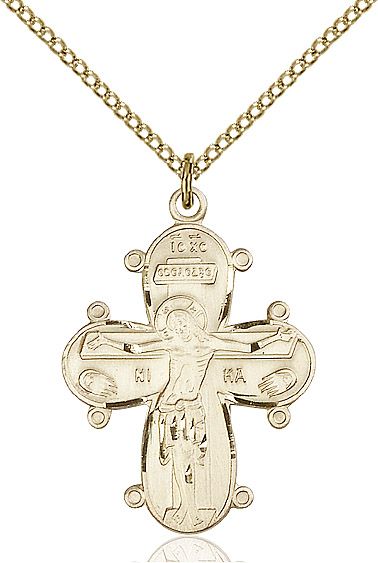 Christine Cross 02642, Gold Filled
