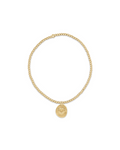 Classic Gold 2mm Bead Bracelet - Inspire Love Small