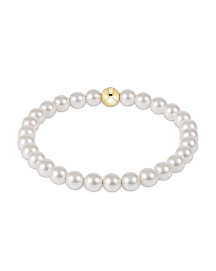 Classic Pearl 5mm Bead Bracelet