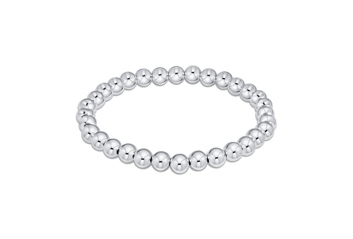 Classic Sterling 6mm Bead Bracelet