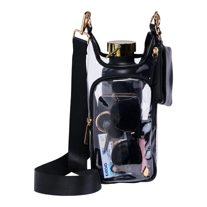 Clear HydroBag® Stadium with Colored Matching Trim and Matching Pouch