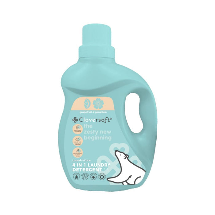 Cloversoft Plant Based 4in1 Anti Dust Mite Laundry Detergent 1.5L