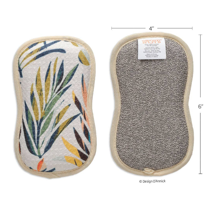 Colorful Leaves Scrubbies, Set of 4