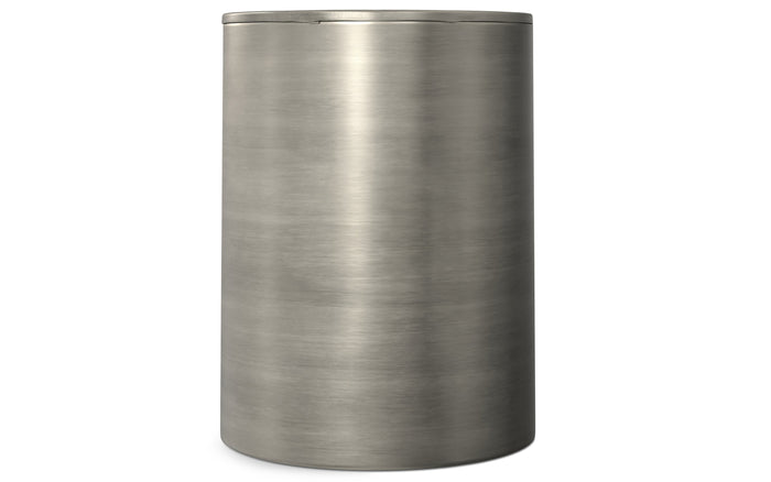 Antique Silver Smooth | Corbin Metal Side Table
