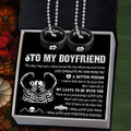 Couple Pendant Necklaces - To My Boyfriend - I Will Love You Forever & Always - Gnw12018
