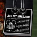 Couple Pendant Necklaces - To My Husband - I Will Love You Forever & Always - Gnw14017