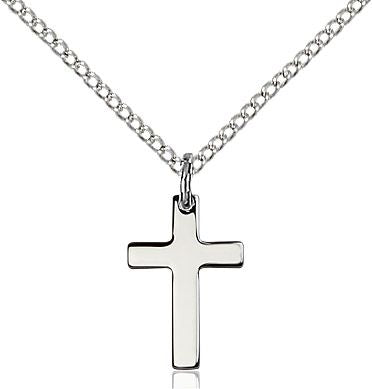 Cross medal 0111Y1, Sterling Silver