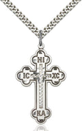 Cross medal 02741, Sterling Silver