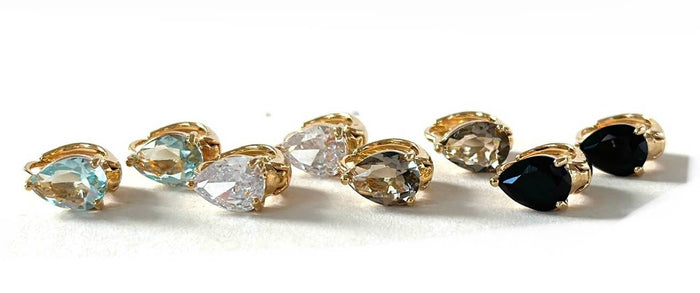 Crystal Huggy Earring