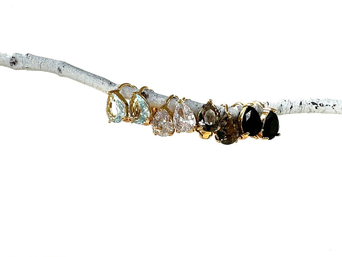 Crystal Huggy Earring