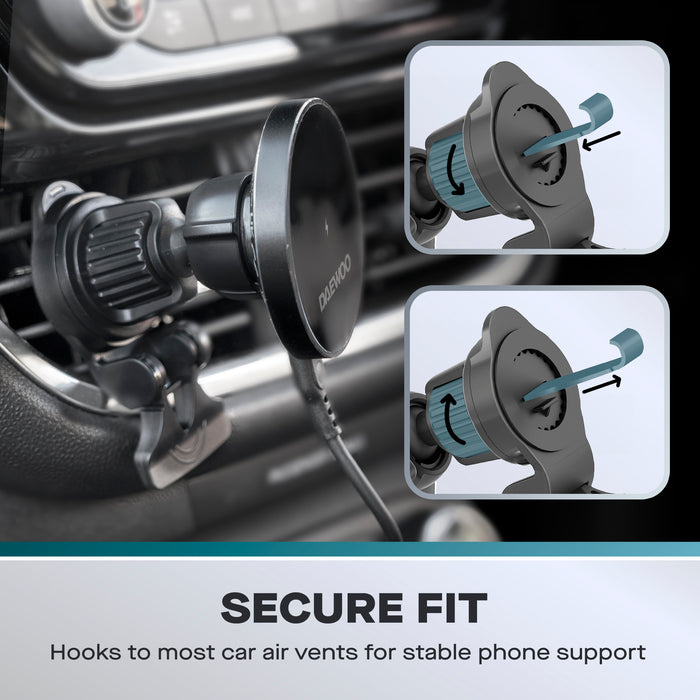 Daewoo 15W Magsafe Car Mount Phone Charger