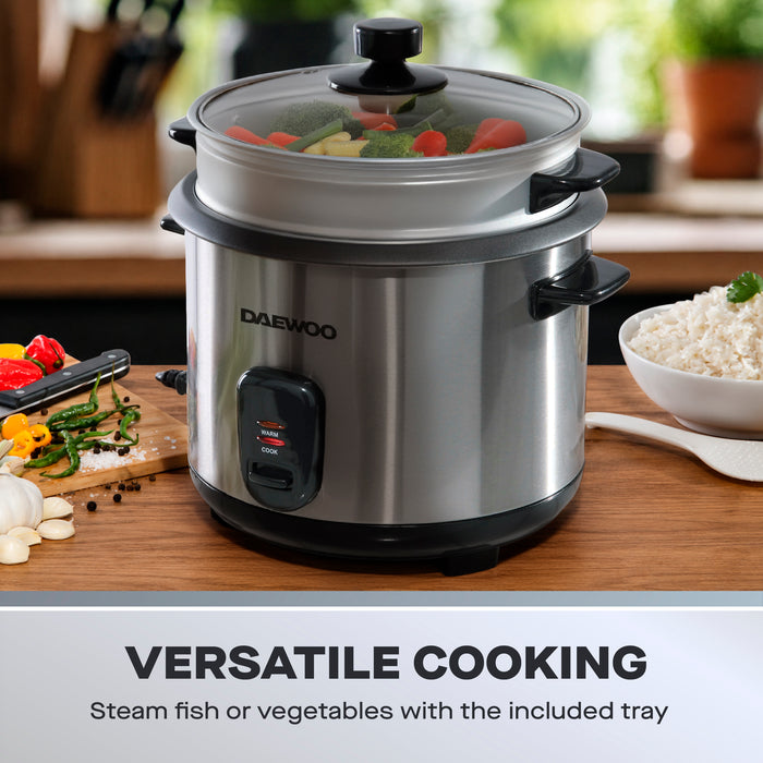 Daewoo 1.8L Rice Cooker & Food Steamer