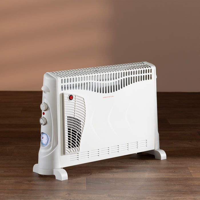 Daewoo 2000W Convector Heater with 3 Heat Settings & Timer