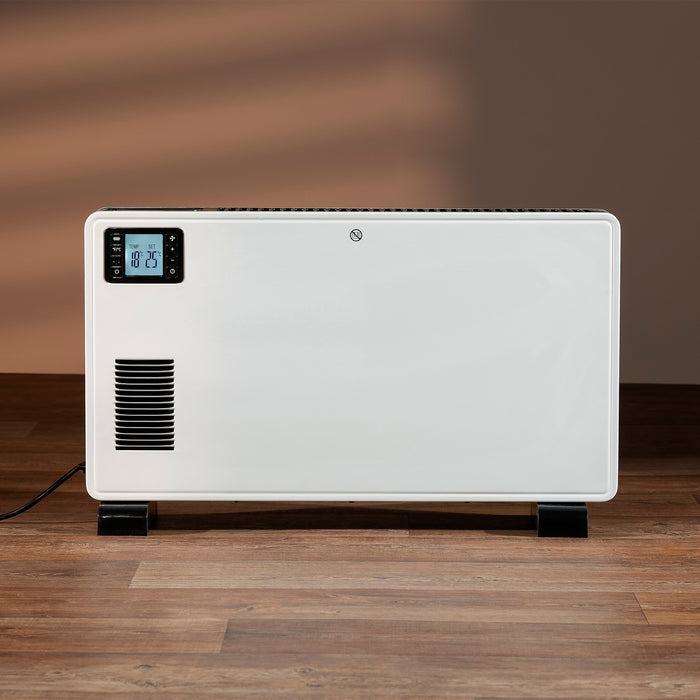 Daewoo 2300W White Convector Heater with LCD Display & Remote Control