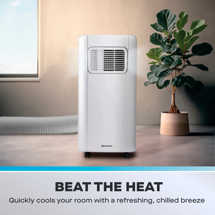 Daewoo 3-in-1 Portable Air Conditioner with Fan & Dehumidifier, 5000 BTU