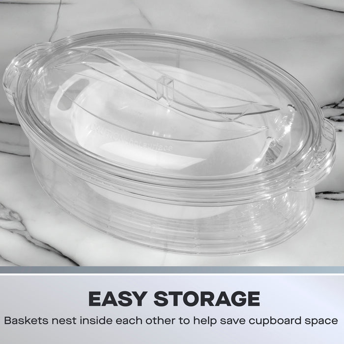 Daewoo 3-Tier Food Steamer, 9L