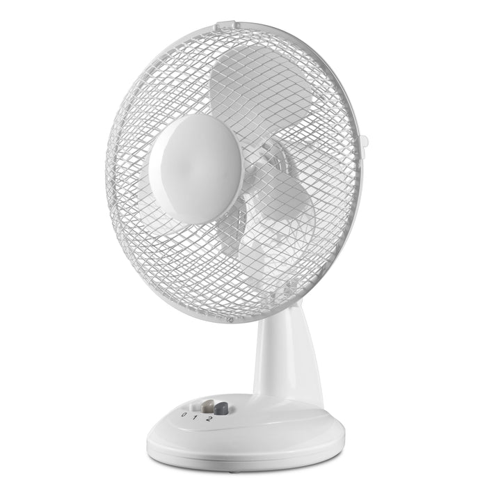 Daewoo 9" White Desktop Fan