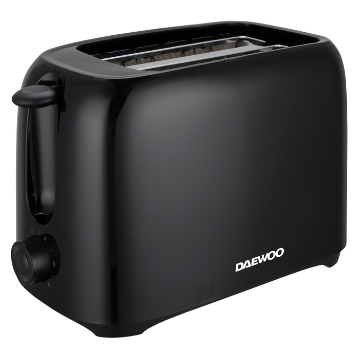Daewoo Black Essentials 1.7L Kettle & Toaster Set