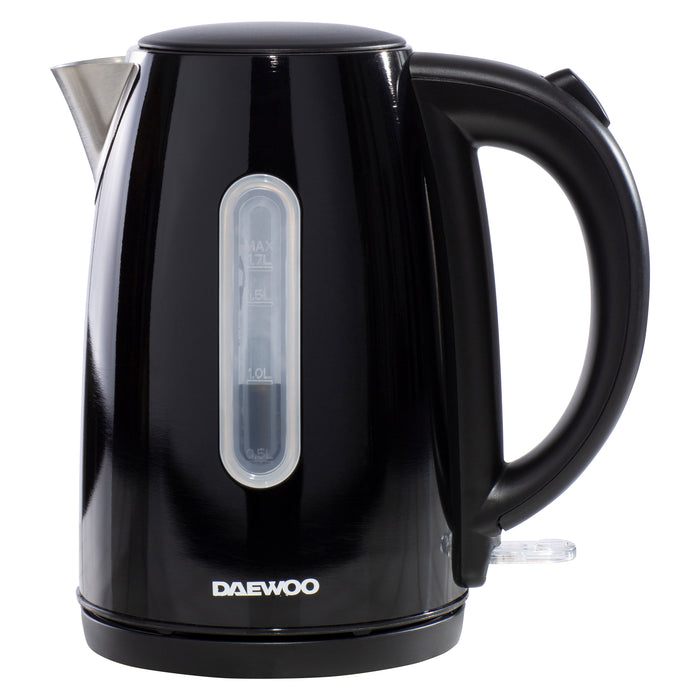 Daewoo Black Kensington 1.7L Jug Kettle