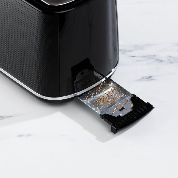 Daewoo Black Stirling 2 Slice Toaster
