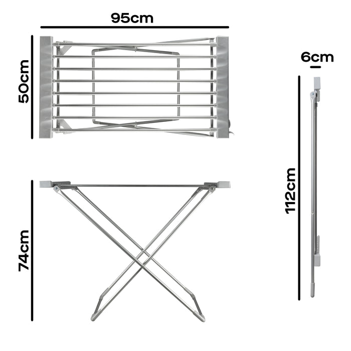 Daewoo Foldable Electric Heated Clothes Airer