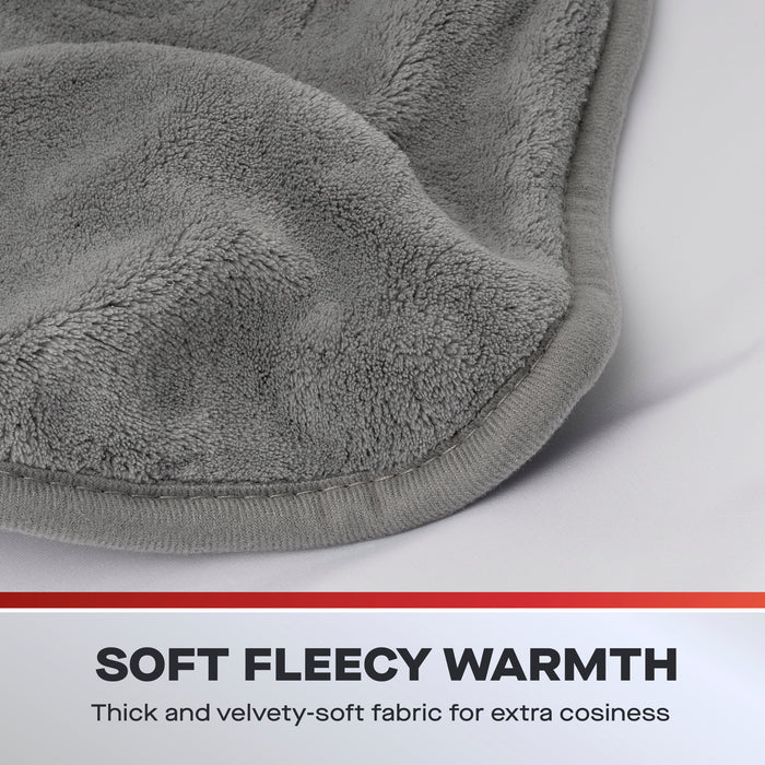 Daewoo Grey Heated Over Throw Blanket