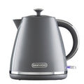 Daewoo Grey Stirling 1.7L Pyramid Kettle