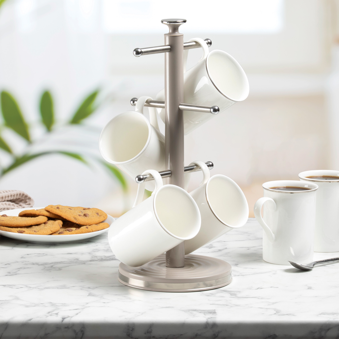 Daewoo Sienna Taupe Mug Tree