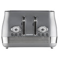 Daewoo Smoked Grey Denver 4-Slice Toaster