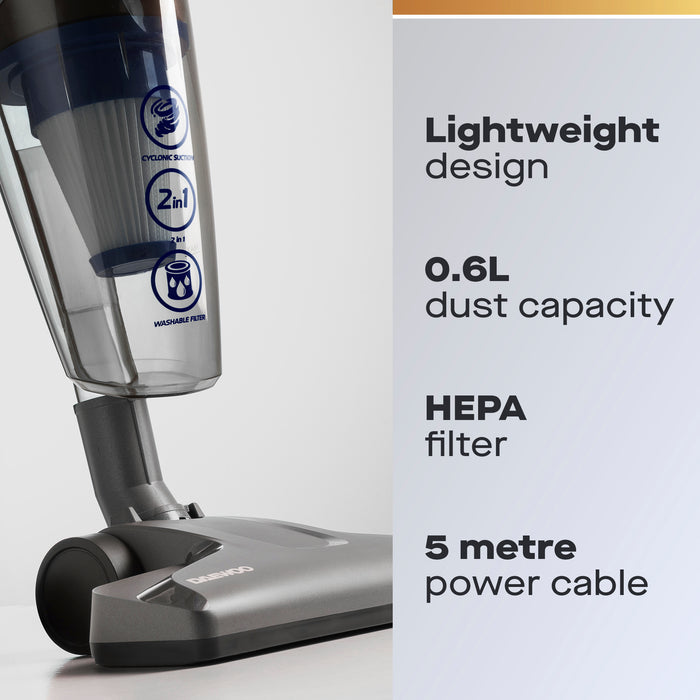 Daewoo Tornado Essential 600W 2-in-1 Corded Vacuum Cleaner