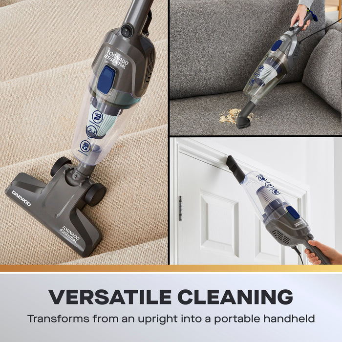 Daewoo Tornado Essential 600W 2-in-1 Corded Vacuum Cleaner
