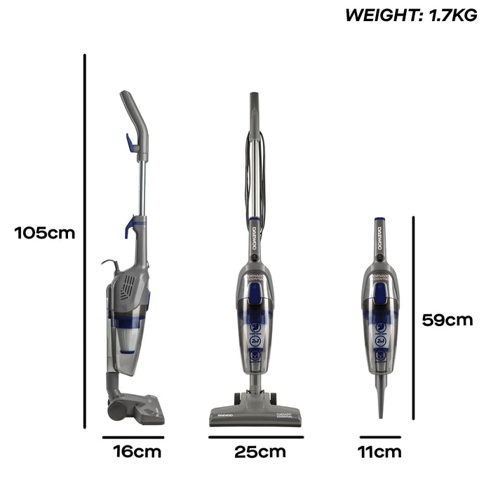 Daewoo Tornado Essential 600W 2-in-1 Corded Vacuum Cleaner